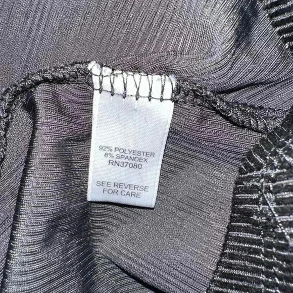 Cato Black Drawstring Blouse Top / Size M - Picture 10 of 13